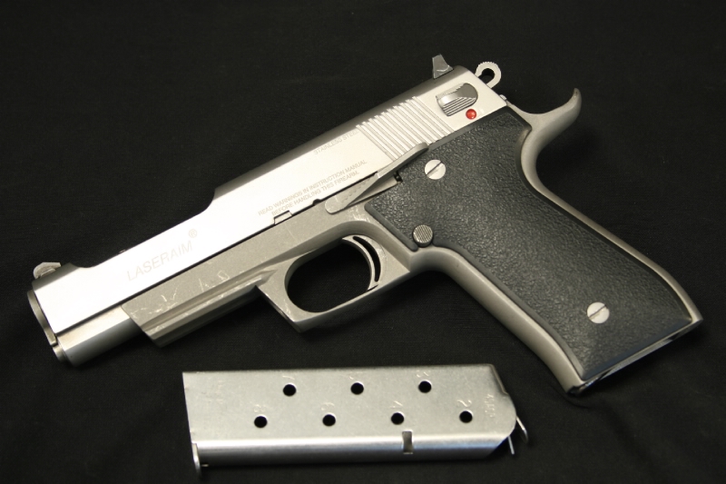 Laseraim Arms Inc Series Iii 45 Auto Acp Stainless Steel Semi Auto Pistol For Sale At 2766